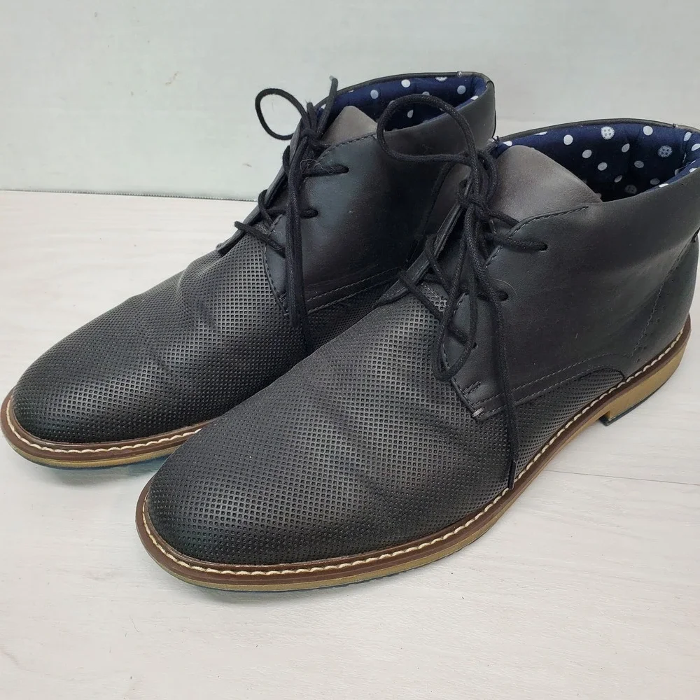 Steve Madden Sestin Chukka Boots 9.5 M Blue Comfort Casual Work School Fast Ship